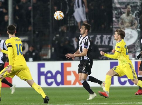 LIVE: ΠΑΟΚ – ΜΠΑΤΕ Μπορίσοφ 1-3 (Τελικό)