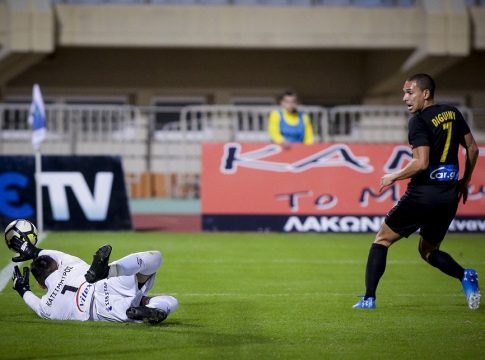 Ο Ντιγκινί μειώνει κι άλλο για τον Άρη (3-2)! (vid)