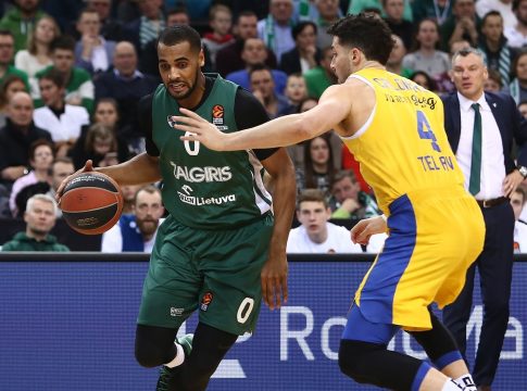 Ζαλγκίρις Κάουνας – Μακάμπι Τελ Αβίβ 80-73