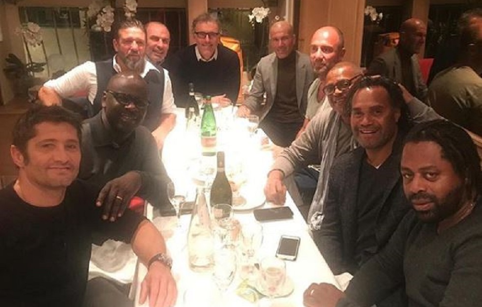 Ο Καρεμπέ δείπνησε με τους Παγκόσμιους Πρωταθλητές του 1998 (pic)