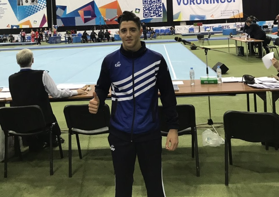 «Χάλκινος» στους κρίκους των εφήβων ο Τσιγγελίδης, στο Κύπελλο «Μιχαήλ Βορονίν»