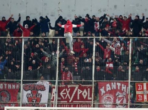 Χωρίς κόσμο ο Ολυμπιακός στην Ξάνθη