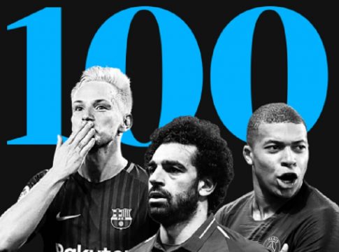 Οι 100 κορυφαίοι ποδοσφαιριστές του Guardian για το 2018