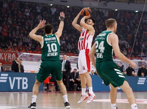 LIVE: Ολυμπιακός – Παναθηναϊκός 79-65 (Τελικό)