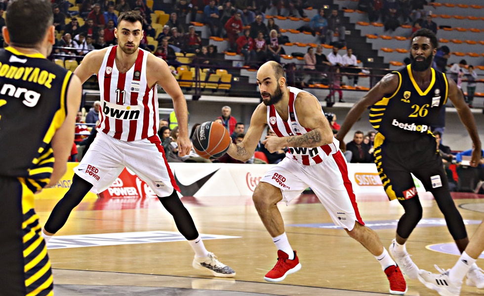 Ολυμπιακός – ΑΕΚ 101 -75