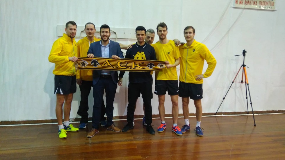 Η ΑΕΚ το πλεονέκτημα για τον τίτλο στην Α1 ανδρών, 4-3 τον Ολυμπιακό σε ματς διαφήμιση