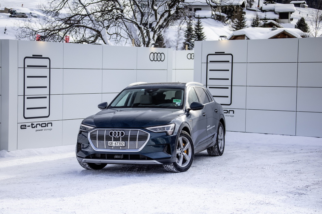 Το Audi e-tron δείχνει το μέλλον στο Νταβός