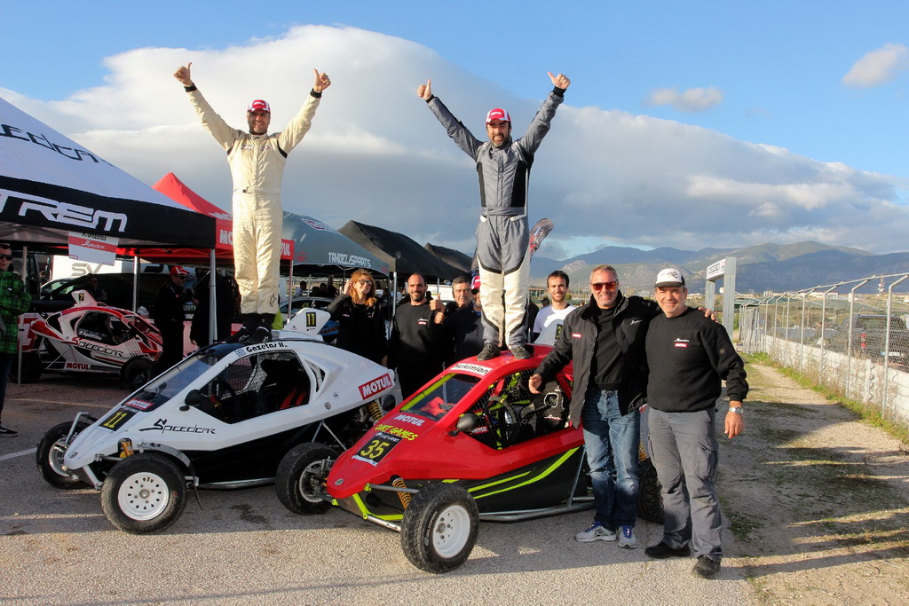 Μεγάλοι πρωταγωνιστές ο Μπάμπης Γαζετάς και η ομάδα Speedcar Motul Team Greece