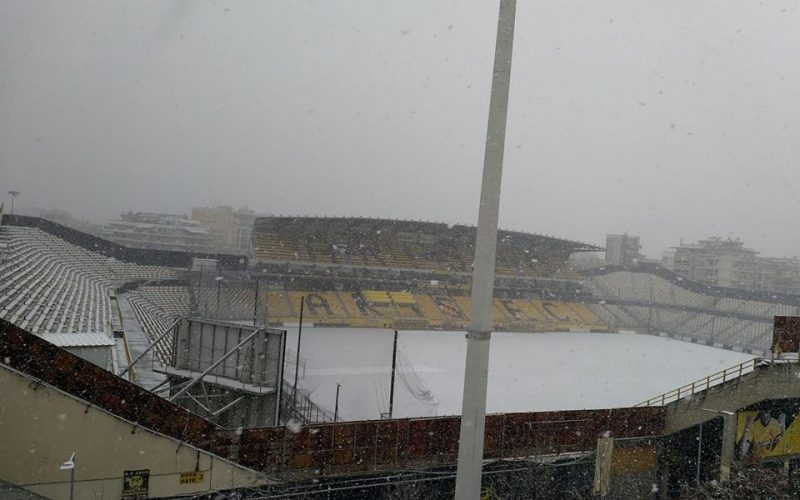 Προπόνηση στο χιόνι για τον Άρη