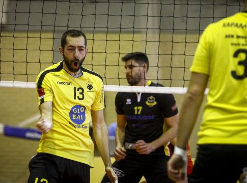 ΑΕΚ – Κομοτηνή 3-1 σετ