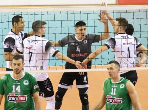 ΠΑΟΚ – Παναθηναϊκός 3-0 σετ