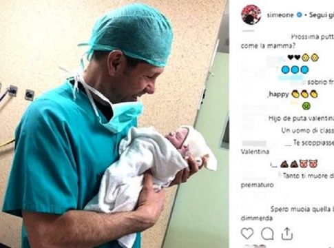 Απαράδεκτοι οπαδοί της Γιουβέντους ευχήθηκαν θάνατο στη νεογέννητη κόρη του Σιμεόνε!