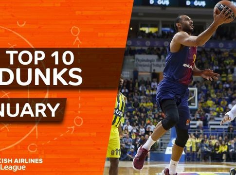 Ευρωλίγκα: Τα δέκα καλύτερα καρφώματα του Ιανουαρίου(vid)
