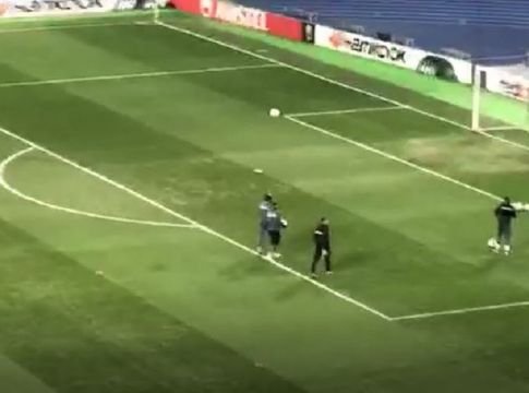 ΑΠΟΚΛΕΙΣΤΙΚΑ ΒΙΝΤΕΟ: Η προθέρμανση του Ολυμπιακού και της Ντιναμό