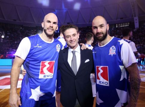 Ο Πιτίνο αποθέωσε Καλάθη και Σπανούλη (pic)