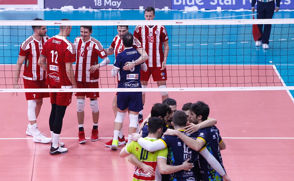 LIVE: Τρεντίνο – Ολυμπιακός 3-1 (25-19, 25-19, 17-25, 23-17)