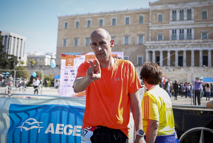 Στον Ημιμαραθώνιο της Αθήνας ο Παναγιώτης Αγγελόπουλος (pics)