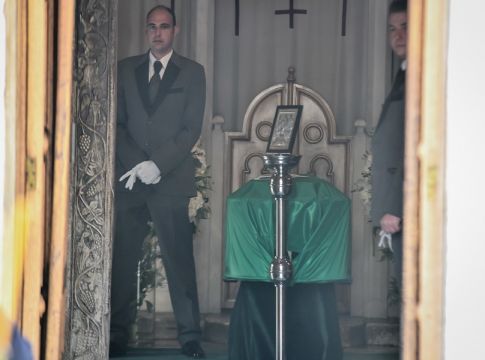 Με τη σημαία του Παναθηναϊκού το φέρετρο του Θανάση (pic)