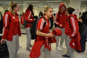 Έφτασε στα Χανιά ο Ολυμπιακός για το Final Four του κυπέλλου γυναικών (pics & vid)