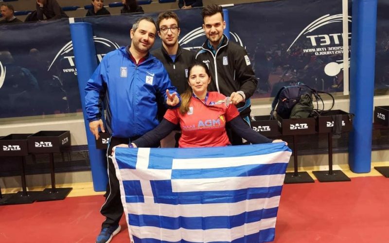 Πινγκ πονγκ: Ασημένιο μετάλλιο η Μπούσιου στο ομαδικό του ιταλικού όπεν για Α.με.Α.