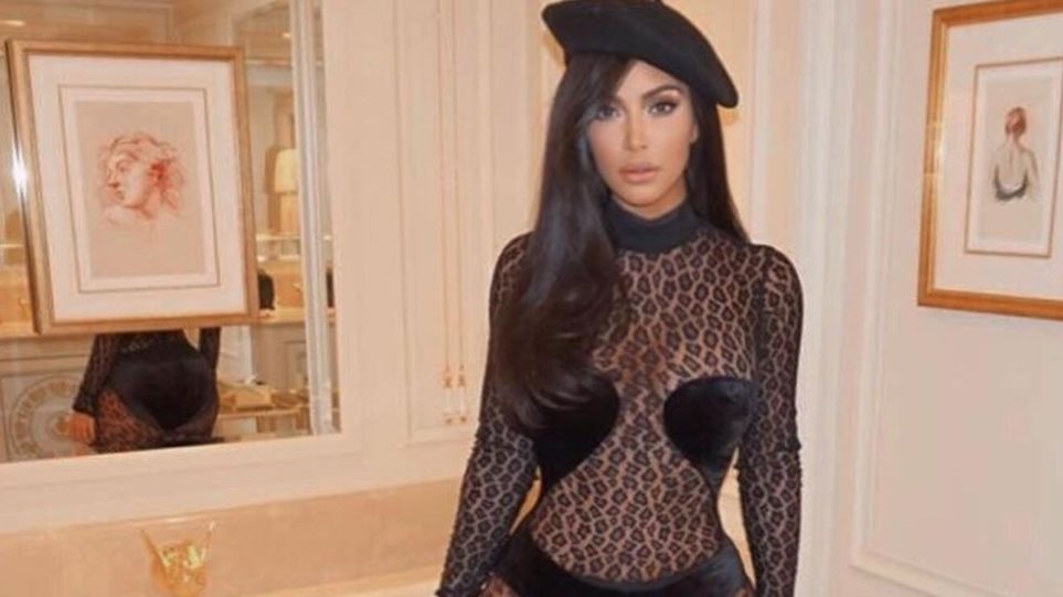 Η Kim Kardashian φόρεσε διάφανο λεοπάρ και τρέλανε τους Παριζιάνους! (pics)