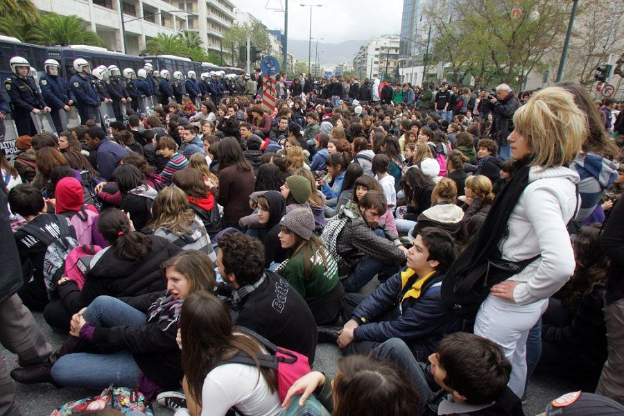 Στους δρόμους οι μαθητές για το νέο λύκειο – Συλλαλητήριο στις 12 στα Προπύλαια