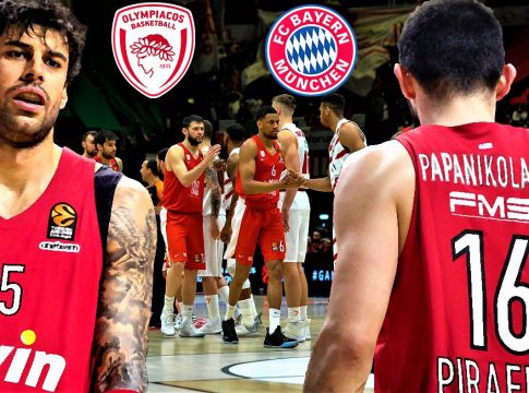 LIVE: Ολυμπιακός – Μπάγερν Μονάχου 89-69 (Τελικό)
