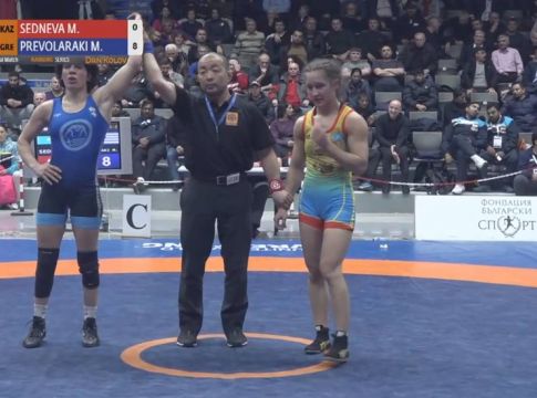 Χρυσό μετάλλιο για την Πρεβολαράκη στην Βουλγαρία