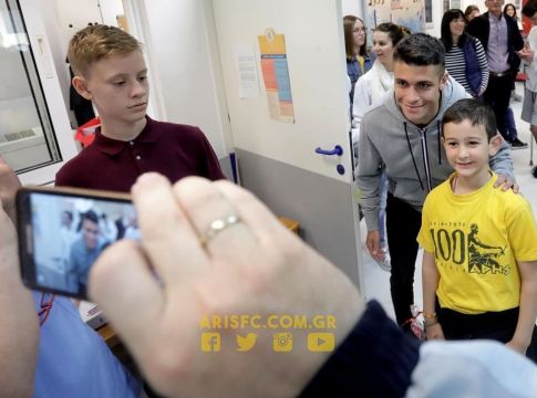 Άρης: Το βίντεο από την επίσκεψη ανθρωπιάς στο Ιπποκράτειο