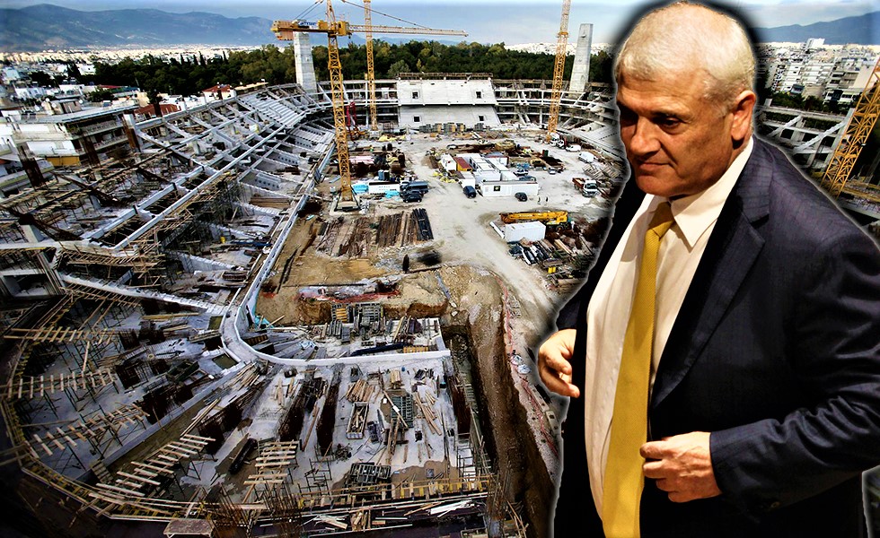 Ο Μελισσανίδης στα έργα για το νέο γήπεδο της ΑΕΚ (vid)