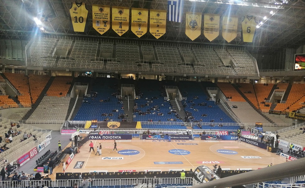 Άδειο το ΟΑΚΑ στο ΑΕΚ-Ολυμπιακός