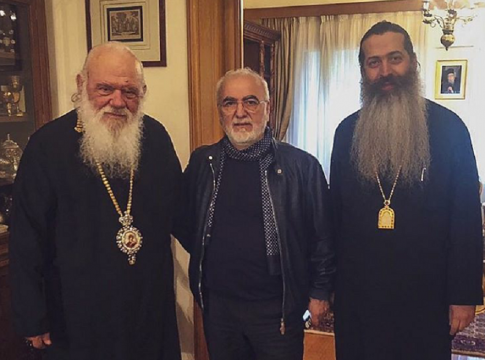 Συνάντηση Ιβάν Σαββίδη με τον Αρχιεπίσκοπο Ιερώνυμο