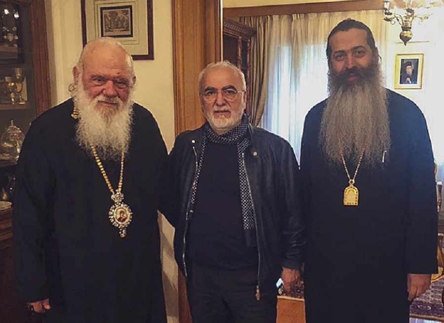Συνάντηση Ιβάν Σαββίδη με τον Αρχιεπίσκοπο Ιερώνυμο