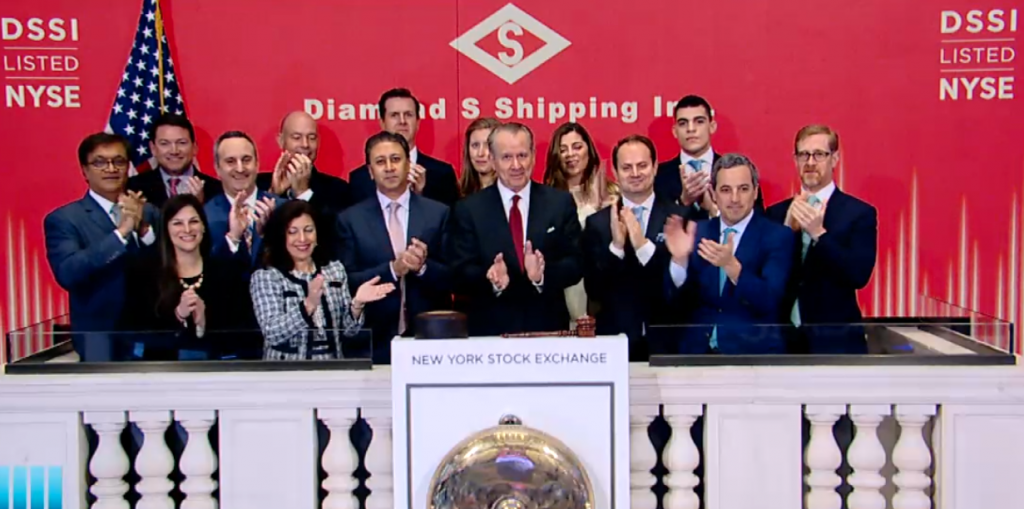 Η Diamond S Shipping χτύπησε το κουδούνι στη Wall Street (vid)