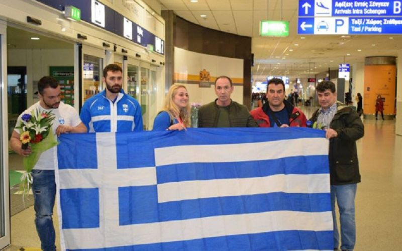 Στην Αθήνα η Ελληνική αποστολή της Άρσης Βαρών