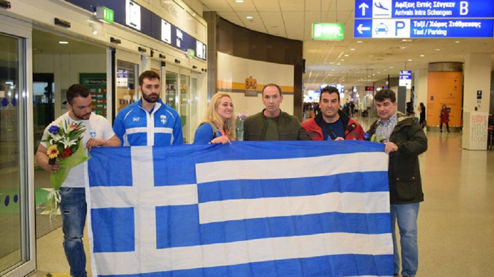 Στην Αθήνα η Ελληνική αποστολή της Άρσης Βαρών