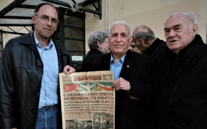 Τιμήθηκε ο θρύλος των σπρίντ Γιώργος Παπαβασιλείου