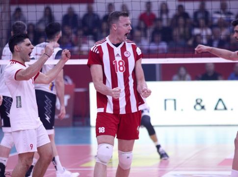LIVE: Ολυμπιακός – ΠΑΟΚ 3-0 (26-24, 25-23, 25-23)