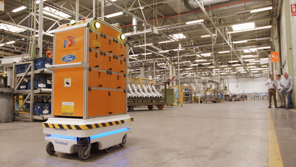 Το αυτόνομο ρομπότ της Ford διευκολύνει τους εργαζόμενους της εταιρείας