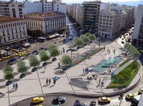 Ετσι θα είναι η νέα πλατεία Ομονοίας – Στην τελική ευθεία η ανακατασκευή της