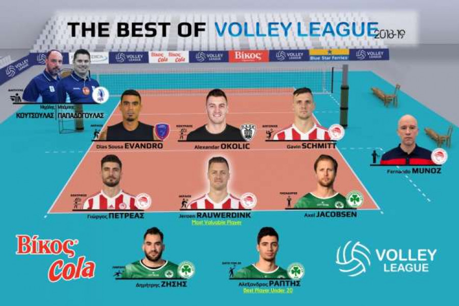 Η dream team της Volley League 2018-19