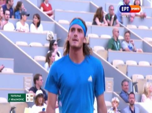 Τα έβαλε με τον εαυτό του ο Τσιτσιπάς: «Τι κάνεις μ@λ@κ@;» (vid)