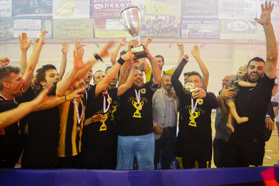 Πρωταθλήτρια στο Futsal η ΑΕΚ