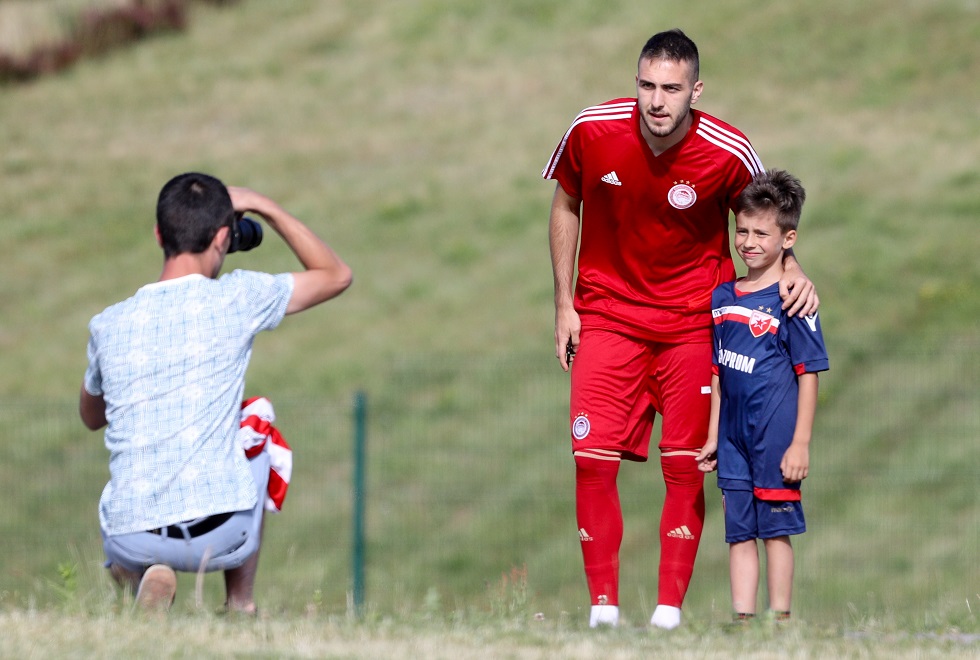 «Κλικ» από το φιλικό του Ολυμπιακού με την Χάποελ Μπερ Σεβά