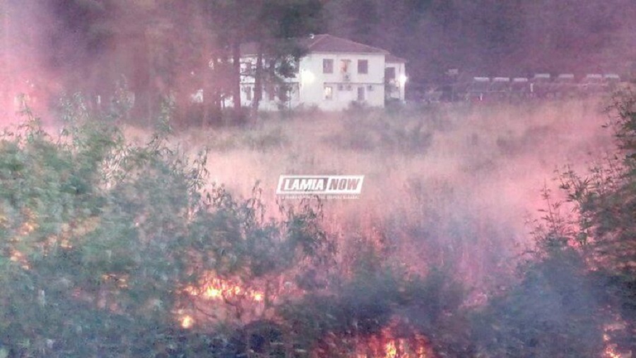 Λαμία: Συναγερμός από φωτιά κοντά στο hot-spot των Θερμοπυλών
