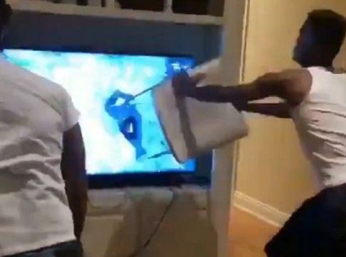 Οπαδός των Γουόριορς εκτός εαυτού διέλυσε τα πάντα (vid)