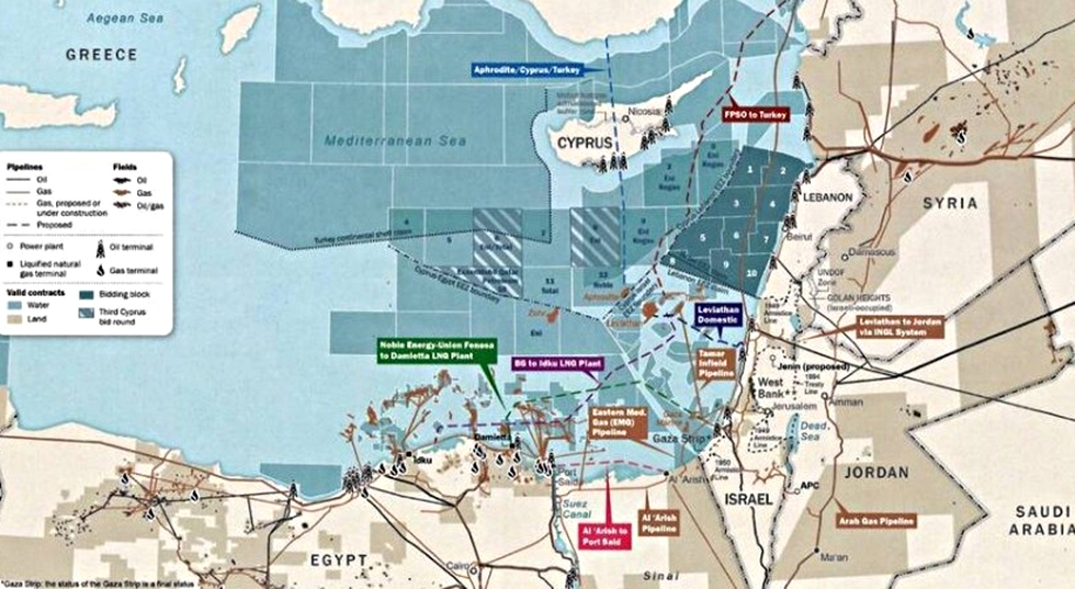 Αποκάλυψη-σοκ: Ο απόρρητος χάρτης που έδωσαν οι ΗΠΑ στον Ερντογάν για την Αν. Μεσόγειο