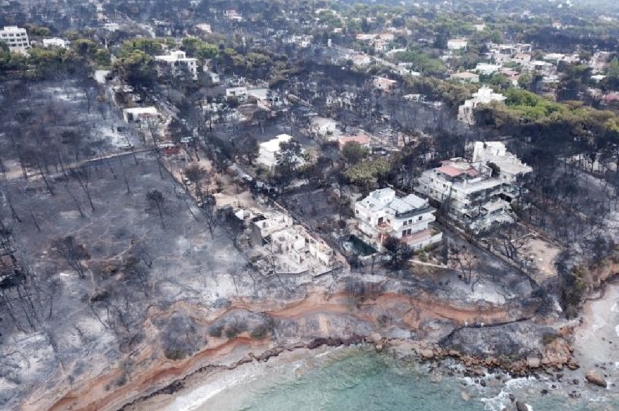 Συγκλονιστικό βίντεο: Η Κινέττα και το Μάτι πριν και μετά την απόλυτη καταστροφή