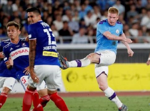 Τριάρα της Σίτι στην Γιοκοχάμα Μαρίνος με σούπερ Ντε Μπρόινε (vid)