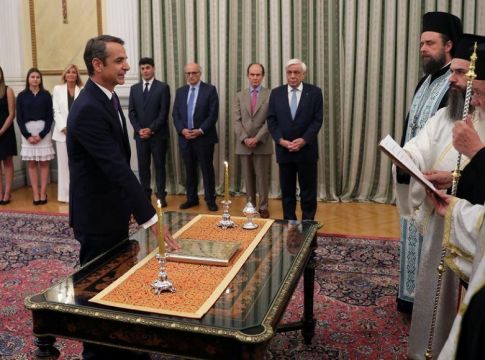 Ορκίστηκε πρωθυπουργός ο Κυριάκος Μητσοτάκης